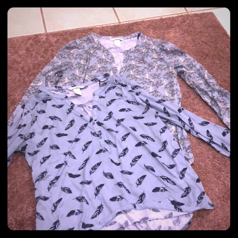 H&M 3/4 sleeve tops